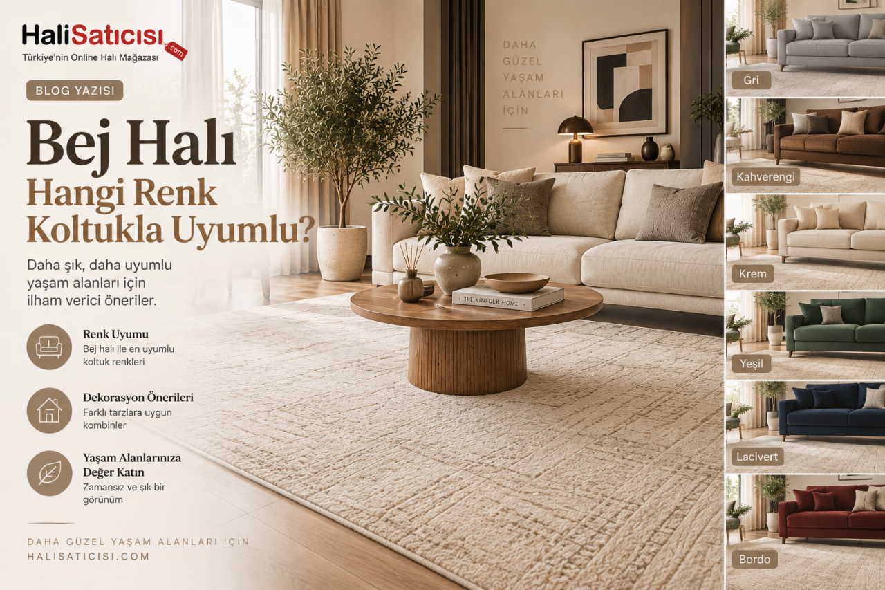 Bej Halı Hangi Renk Koltukla Uyumlu?