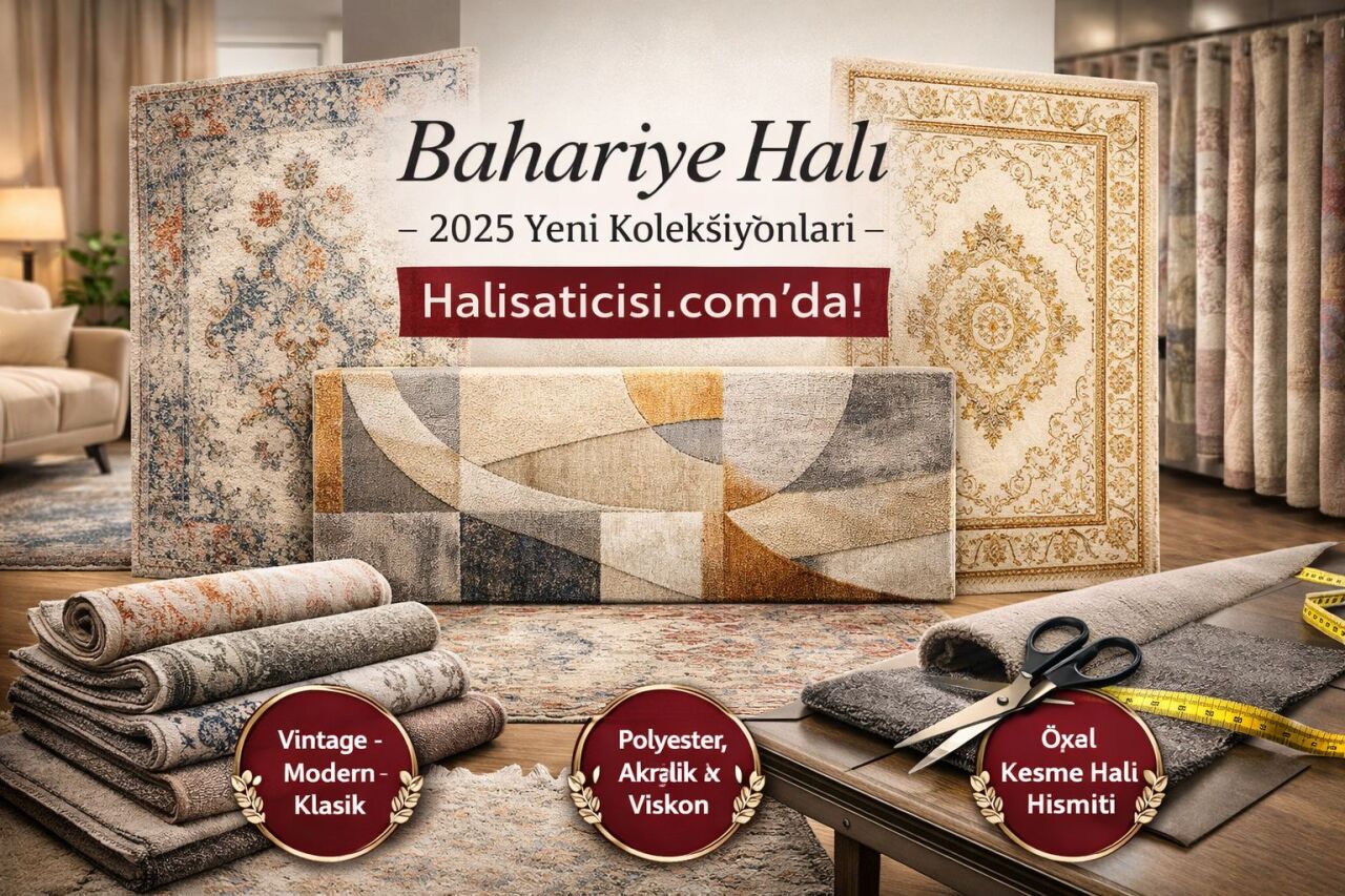 Bahariye Halı 2025 Yeni Koleksiyonları Halı Satıcısı’nda!
