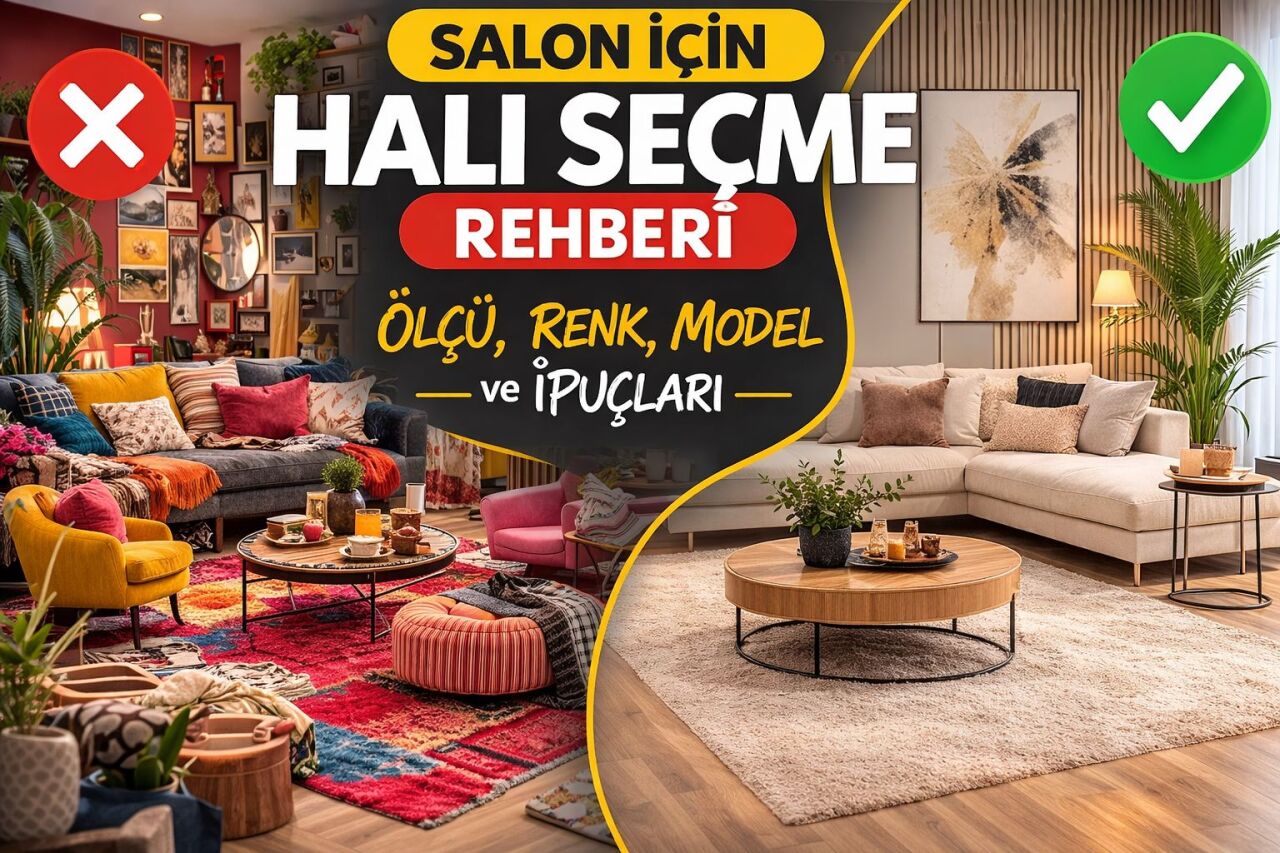 Salon İçin Halı Seçerken Nelere Dikkat Edilmeli?
