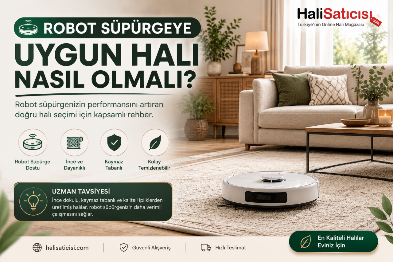 Robot Süpürge İçin İdeal Halı Özellikleri