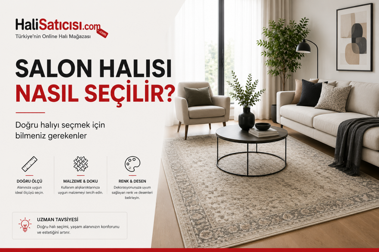 Salon Halısı Nasıl Seçilir? Doğru Halıyı Seçmek İçin Bilmeniz Gerekenler