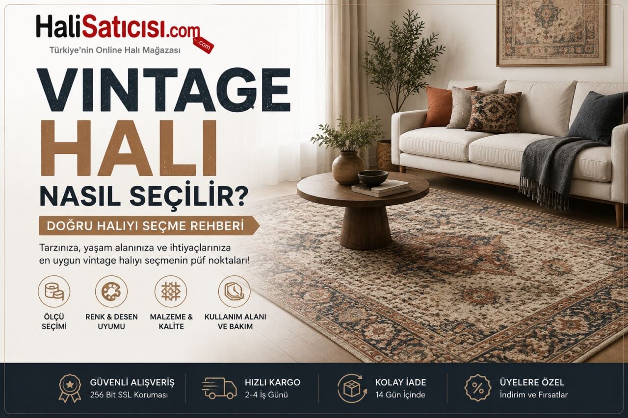 Vintage Halı Nasıl Seçilir? Doğru Halı Seçme Rehberi
