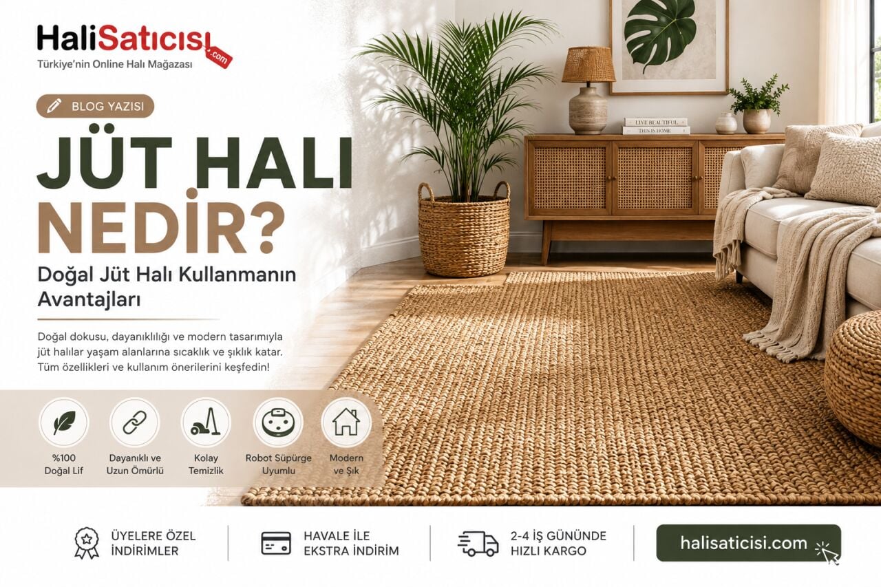 Jüt Halı Nedir? Doğal Jüt Halı Kullanmanın Avantajları