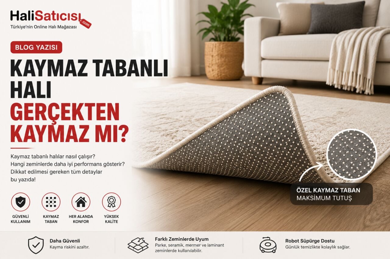 Kaymaz Tabanlı Halı Gerçekten Kaymaz mı?