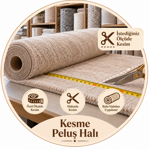 Peluş Özel Ebatlı Halılar