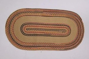 Jüt Halı Doğal El Yapımı Oval Model:406 100X200