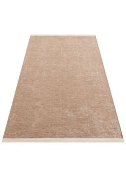 Eko Halı Liza Kaymaz Tabanlı Yıkanabilir Anti Alerjik Kilim LIZ 02 Vizon