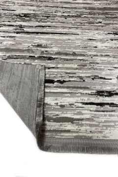 Prizma Halı Moderno - Capri Gri İnce Halı Koleksiyonu