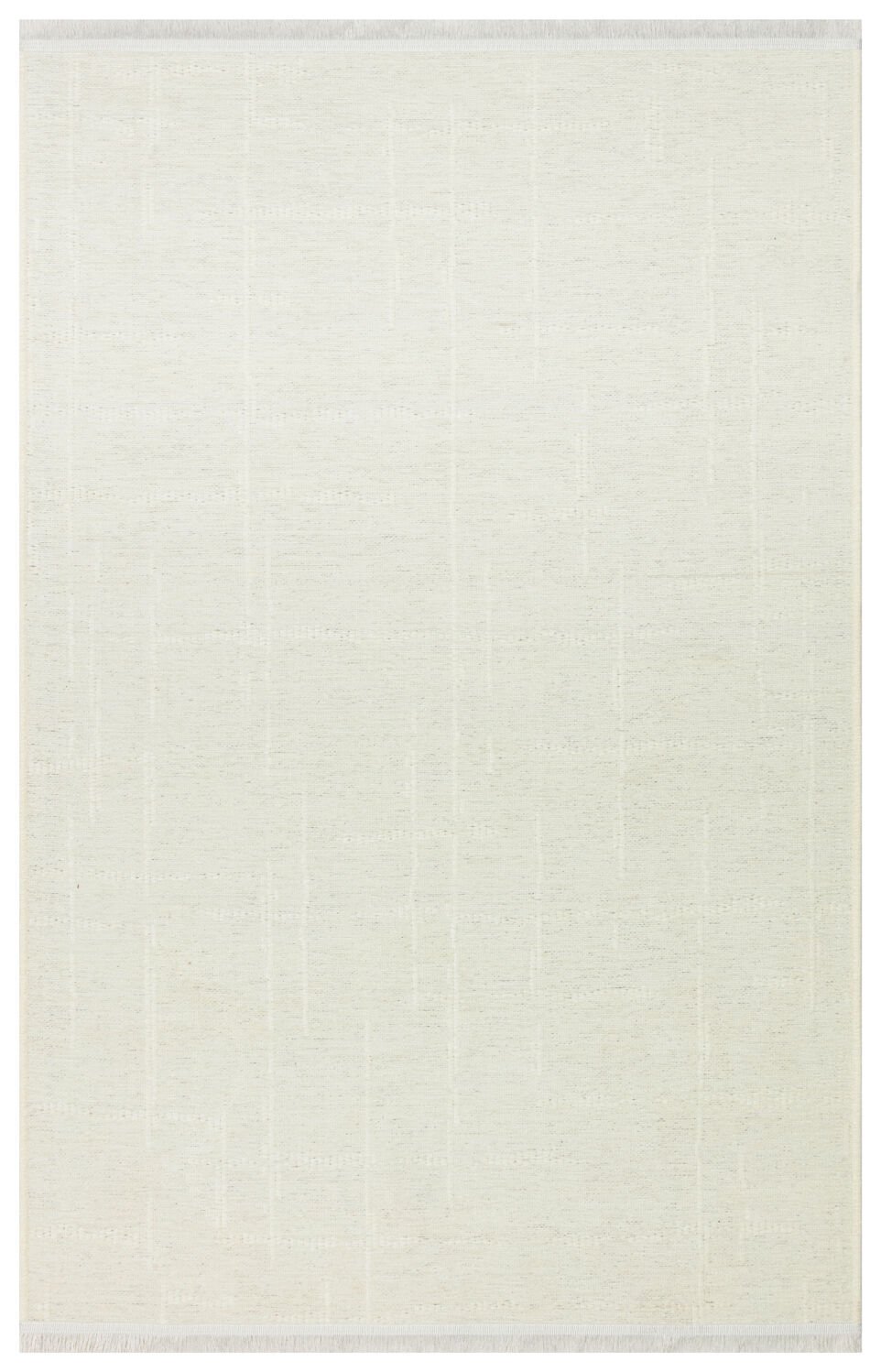 Eko Halı Liza Kaymaz Tabanlı Yıkanabilir Anti Alerjik Kilim LIZ 02 White