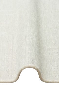 Eko Halı Liza Kaymaz Tabanlı Yıkanabilir Anti Alerjik Kilim LIZ 02 White