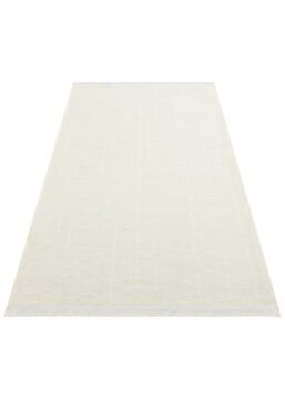 Eko Halı Liza Kaymaz Tabanlı Yıkanabilir Anti Alerjik Kilim LIZ 02 White