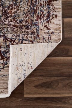 Koza Halı Nostalgia A3009B Bej Bordo