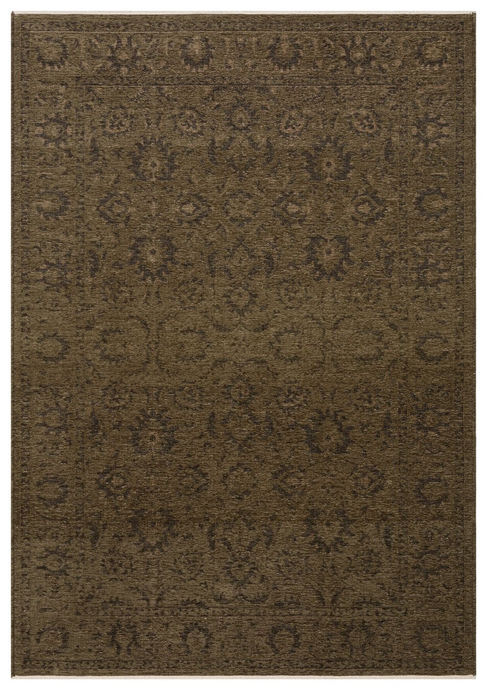 Eko Halı Liza Kaymaz Tabanlı Yıkanabilir Anti Alerjik Kilim LIZ 03 Green