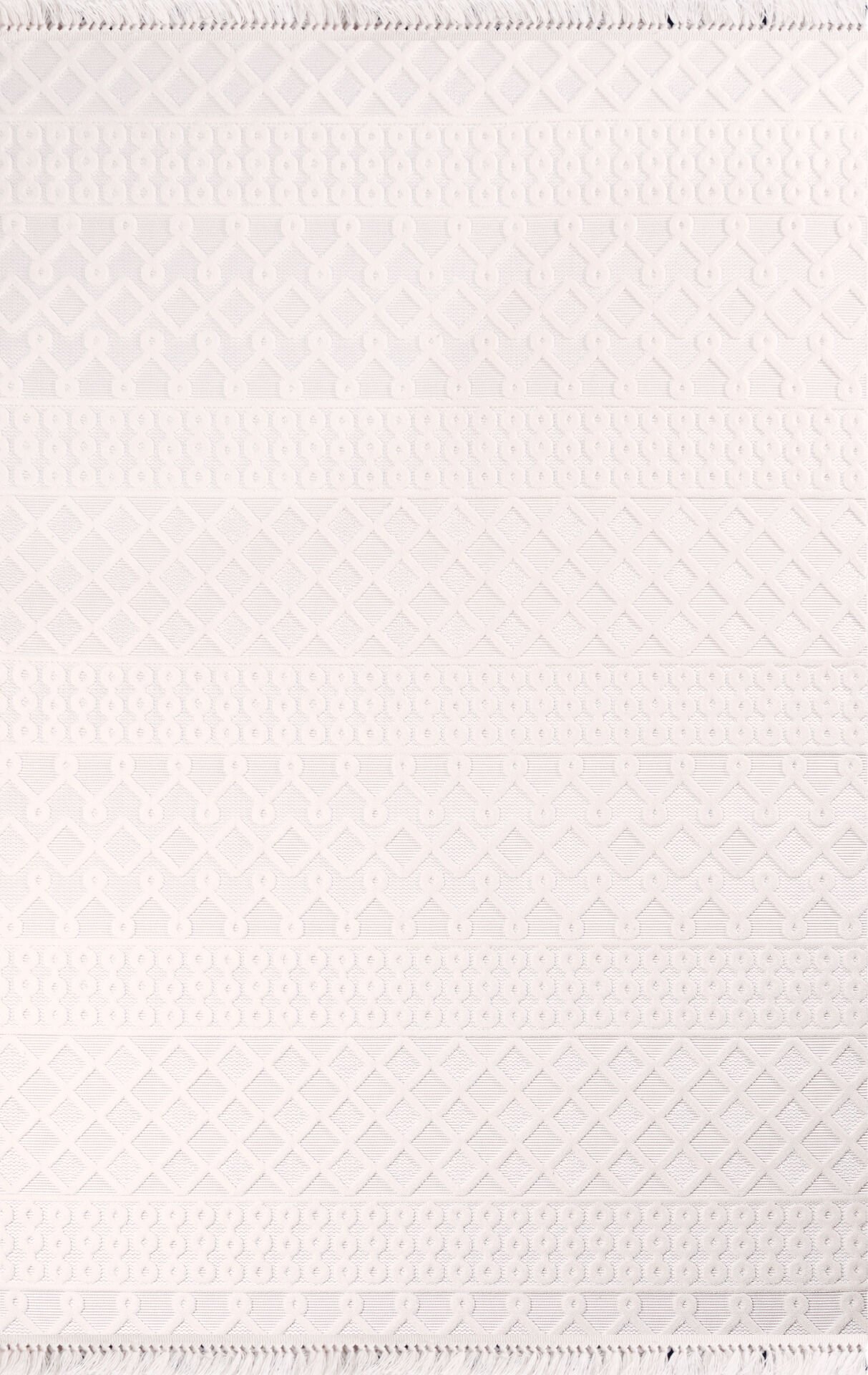 Nexus Halı Torino Antialerjik Modern Halı 1540A- BEYAZ 100x200