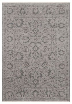 Eko Halı Liza Kaymaz Tabanlı Yıkanabilir Anti Alerjik Kilim LIZ 03 Grey