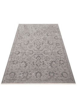 Eko Halı Liza Kaymaz Tabanlı Yıkanabilir Anti Alerjik Kilim LIZ 03 Grey