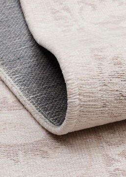 Eko Halı Liza Kaymaz Tabanlı Yıkanabilir Anti Alerjik Kilim LIZ 03 White