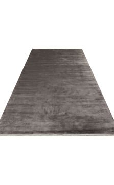 Eko Halı Velvet Düz Renk Viscon Halı VT Plain D. Grey
