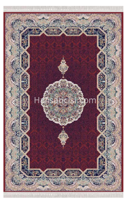 Toprak Halı Abrishim 37161 Bordo 160X230