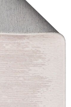 Eko Halı Liza Kaymaz Tabanlı Yıkanabilir Anti Alerjik Kilim LIZ 04 White