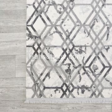 Melidia Halı Relax Özel Ebat Kesme Halı 0182B-GRİ