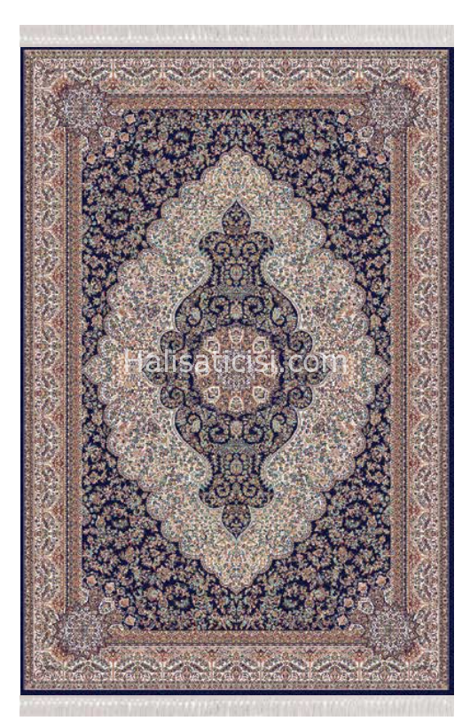 Toprak Halı Abrishim 37308 Lacivert 160X230