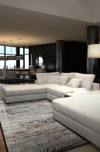 Bahariye Halı Craft Özel Ebat 9126 Bej Gri