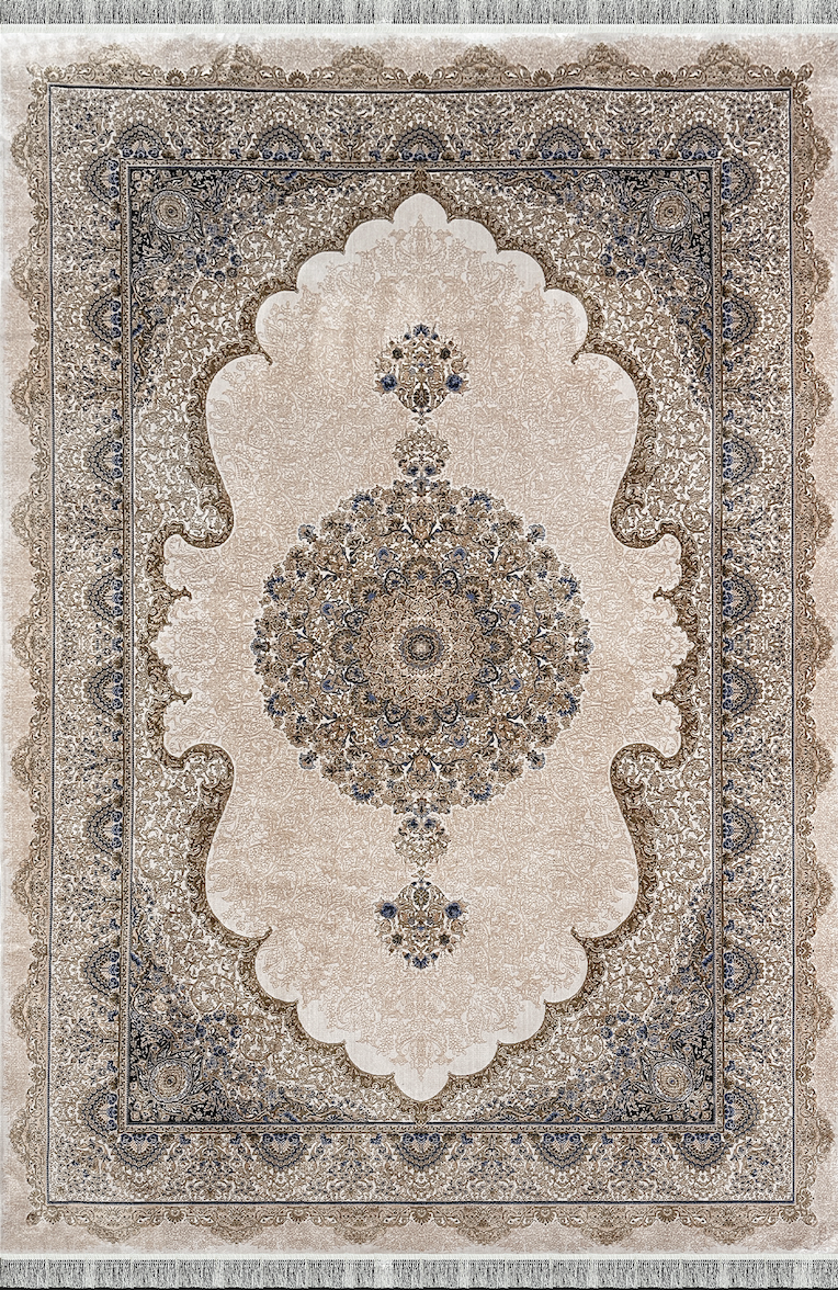 Wolen Halı Ottoman Yumuşak Viscon Halı 5252 BEJ