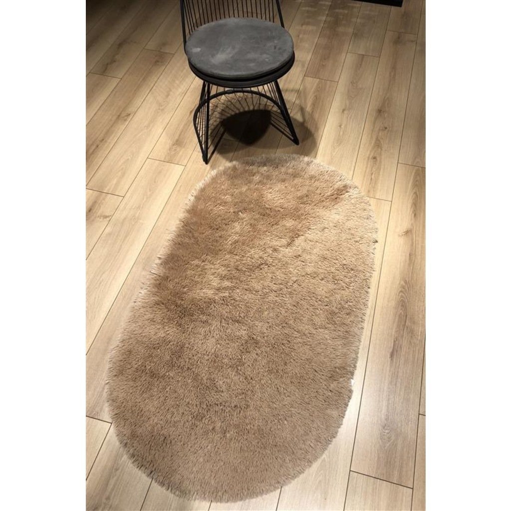 Doğuş Peluş Oval Post Halı Tavşan Camel