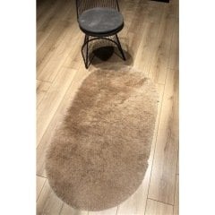 Doğuş Peluş Oval Post Halı Tavşan Camel