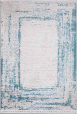 FLORA HALI AYŞIL 418C MAVİ