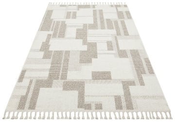 Amiral Halı Step Plus Bukle Halı S265 Krem Bej