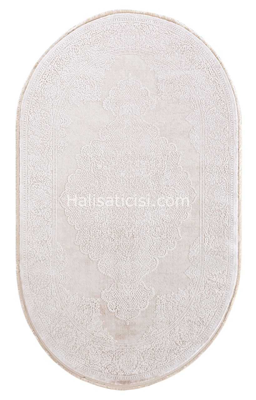 Ezgi 5662X BEJ KREM OVAL 121x180