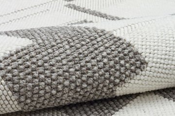 Amiral Halı Step Plus Bukle Halı S265 Krem Gri