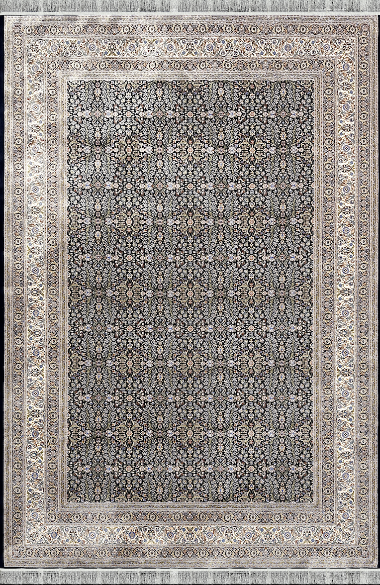 Wolen Halı Ottoman Yumuşak Viscon Halı 5254 MAVİ