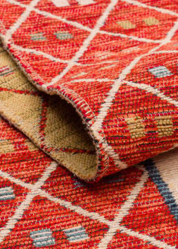 Eko Halı Nomad Çift Taraflı Yıkanabilir Otantik Desen Kilim NMD15 Light Multy