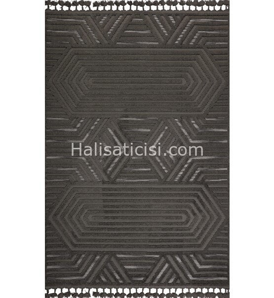 Gümüşsuyu Halı Deco Alvin 12619 Antrasit 100X200