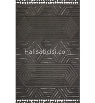 Gümüşsuyu Halı Deco Alvin 12619 Antrasit 100X200
