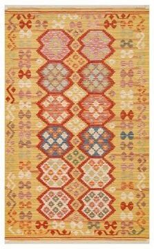 Eko Halı Nomad Çift Taraflı Yıkanabilir Otantik Desen Kilim NMD 03 Red