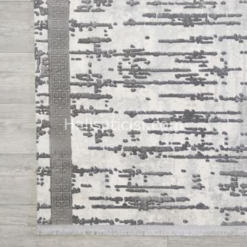 Melidia Halı Relax Özel Ebat Kesme Halı 0185A-GRİ