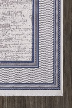 Artemis Murano 09165A Gri Lacivert Halı 100X200