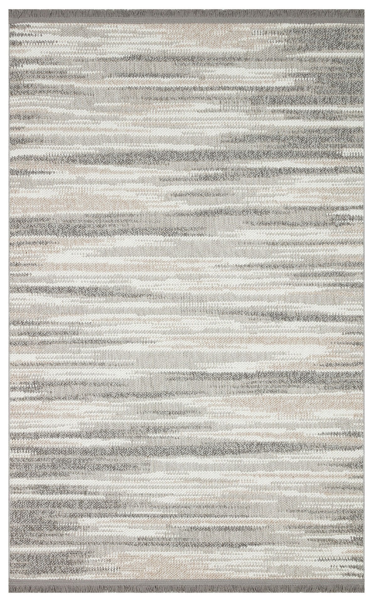 Eko Halı Motto Bukle Halı MOT 01 Grey White