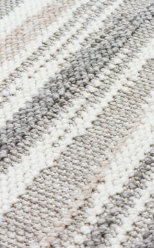 Eko Halı Motto Bukle Halı MOT 01 Grey White