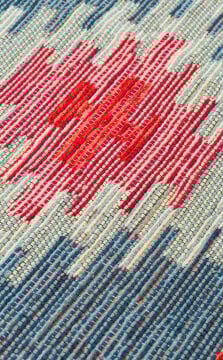 Eko Halı Nomad Çift Taraflı Yıkanabilir Otantik Desen Kilim NMD 04 Navy