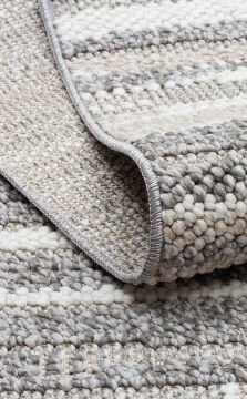 Eko Halı Motto Bukle Halı MOT 01 Grey White