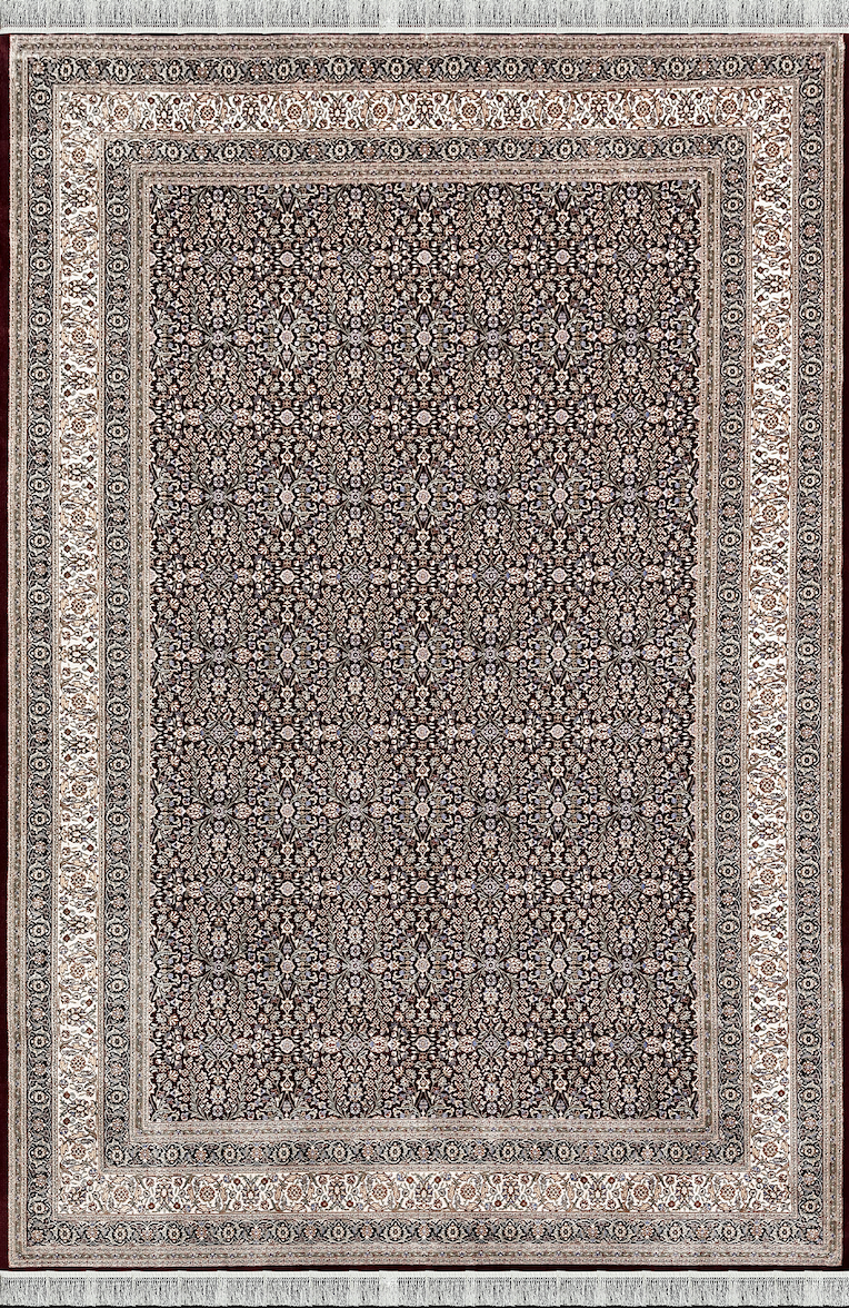 Wolen Halı Ottoman Yumuşak Viscon Halı 5255 BORDO