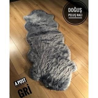 Doğuş Peluş Halı A Post Gri