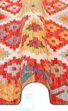 Eko Halı Nomad Çift Taraflı Yıkanabilir Otantik Desen Kilim NMD 05 Terra