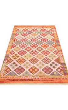 Eko Halı Nomad Çift Taraflı Yıkanabilir Otantik Desen Kilim NMD 05 Terra