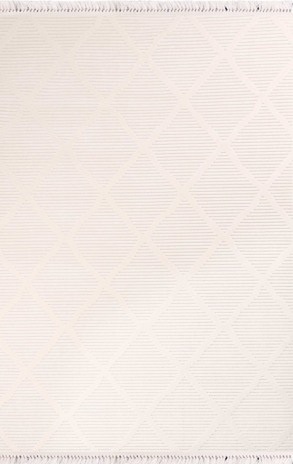 Nexus Halı Torino Antialerjik Modern Halı 1008 Beyaz 100x200